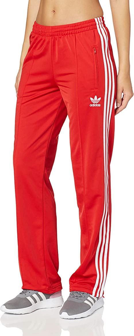 adidas hose baumwolle damen rot